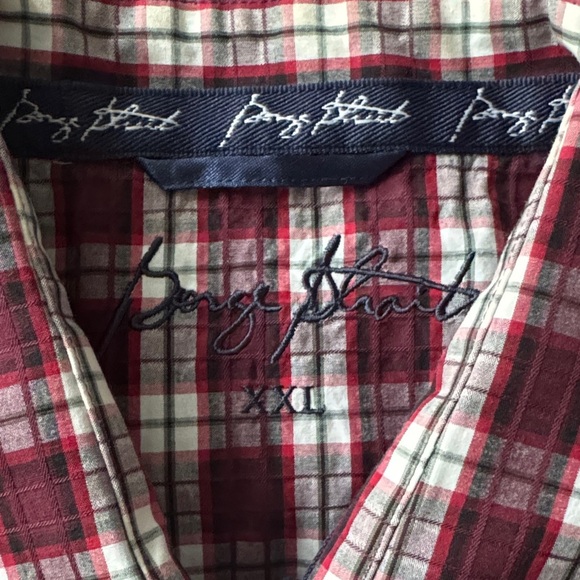 George Strait XXL black pearl snap western long sleeve - Picture 5 of 6